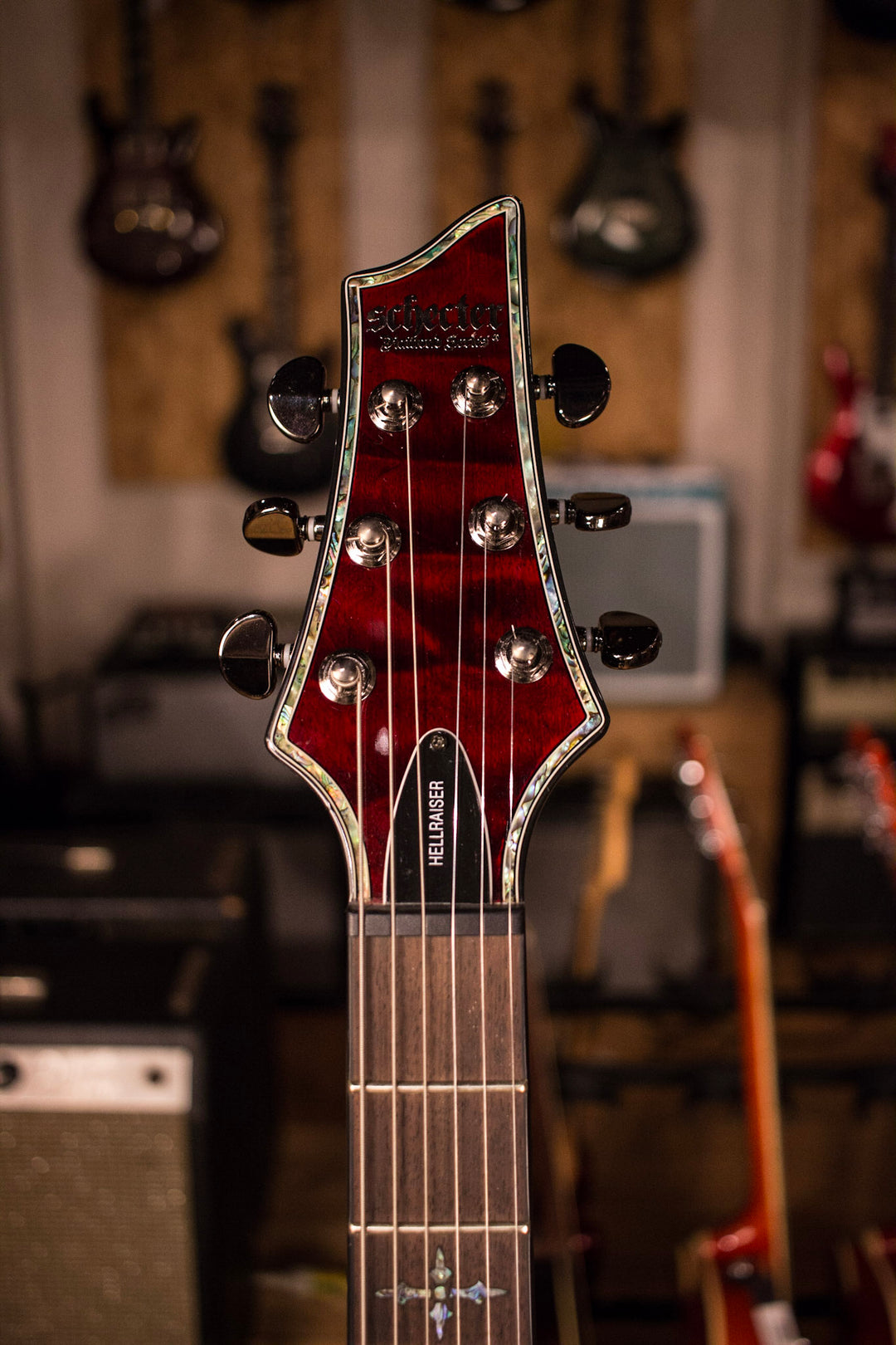 Schecter Guitar Research Hellraiser C-1 Electric Guitar Black Cherry