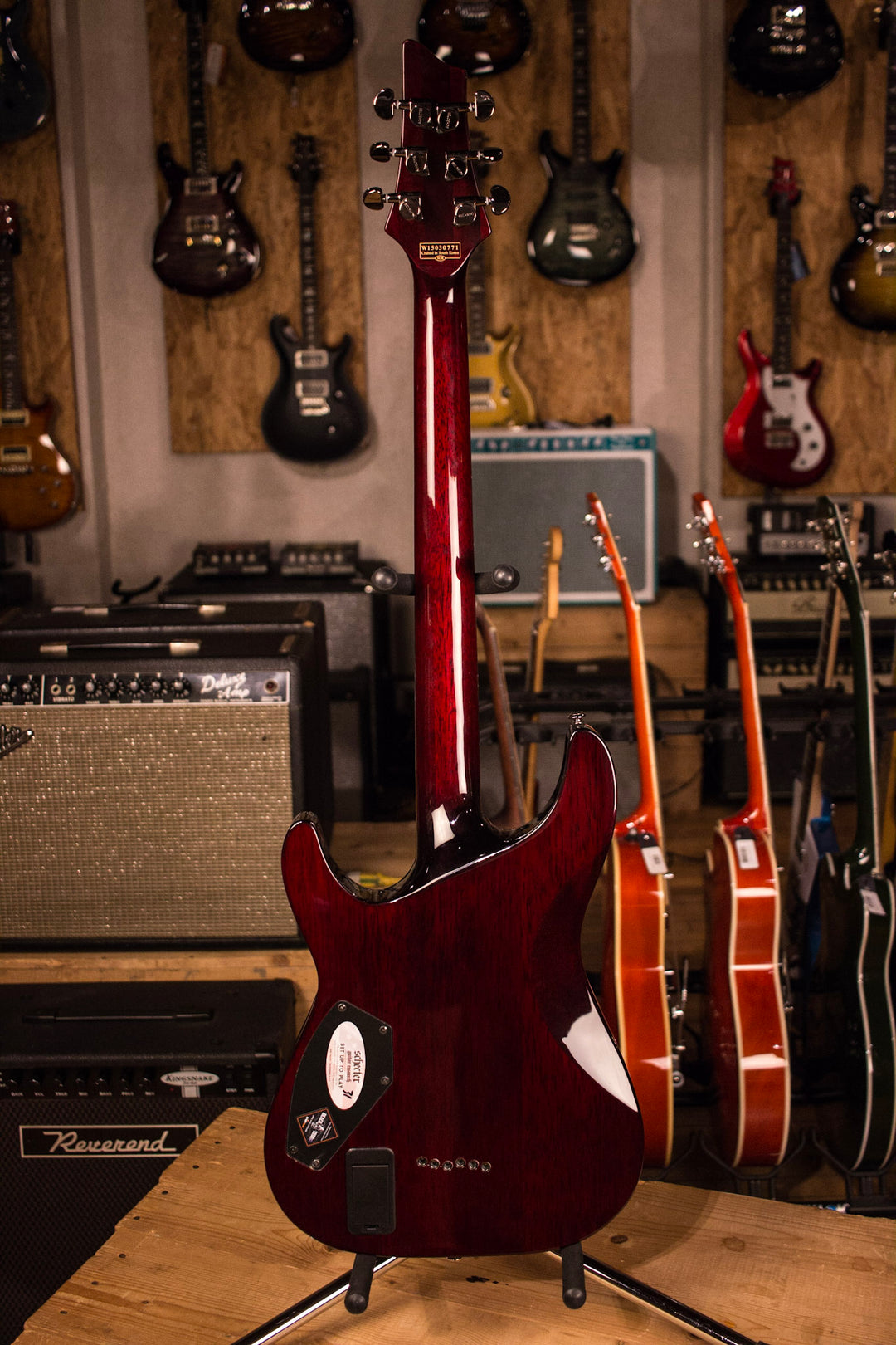 Schecter Guitar Research Hellraiser C-1 Electric Guitar Black Cherry