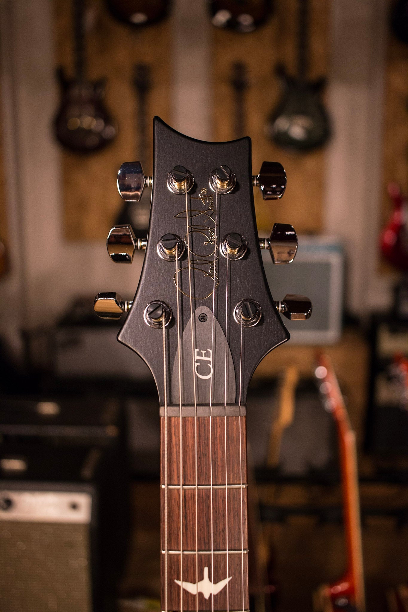 PRS Paul Reed Smith CE24 CUSTOM Color Matte Black Top and Neck