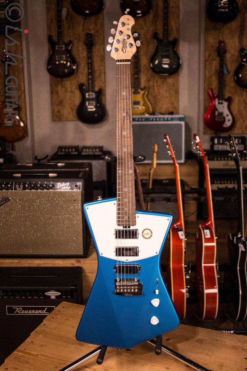 Sterling by Music Man St. Vincent Signature Series Electric Guitar Vincent Blue