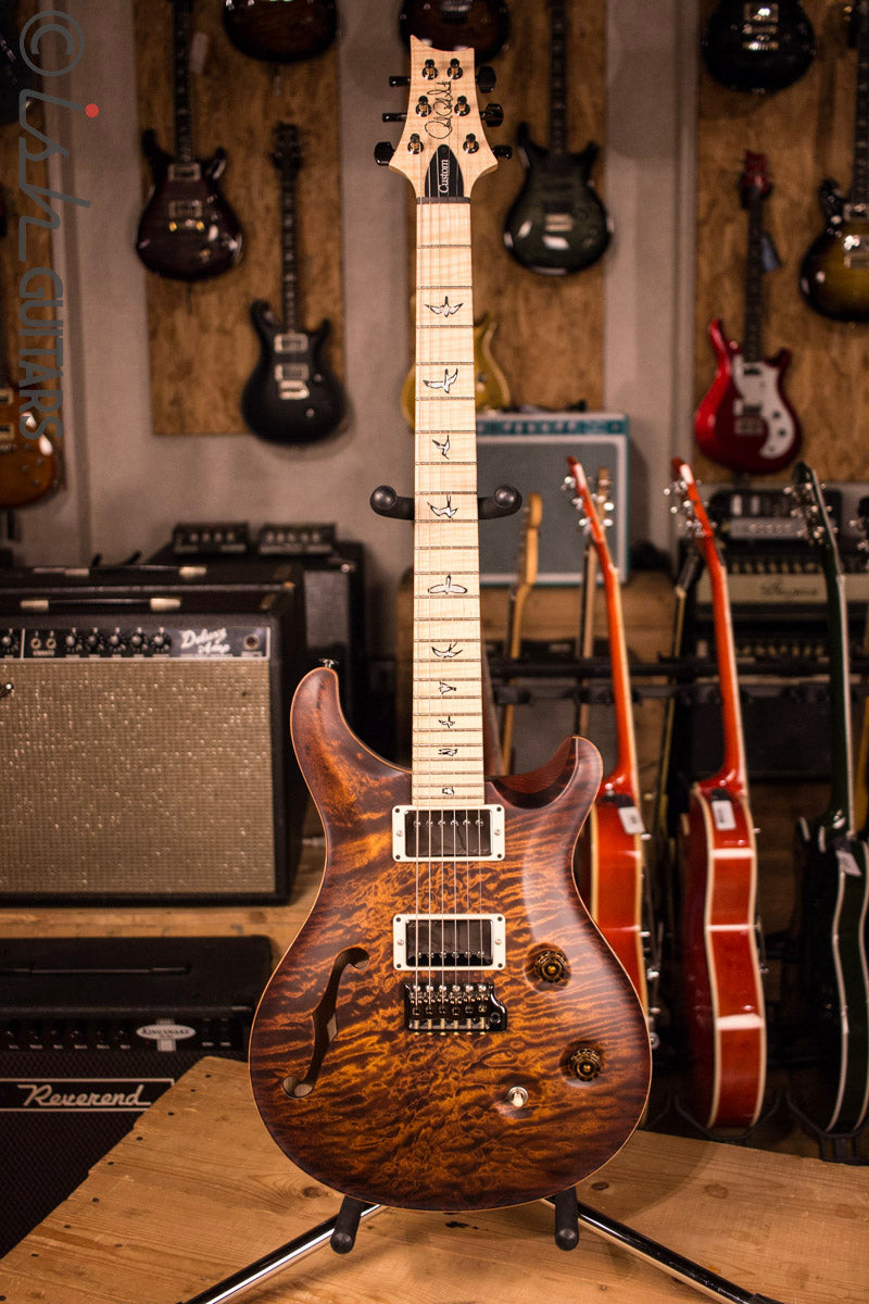 PRS Wood Library Black Goldburst Swamp Ash