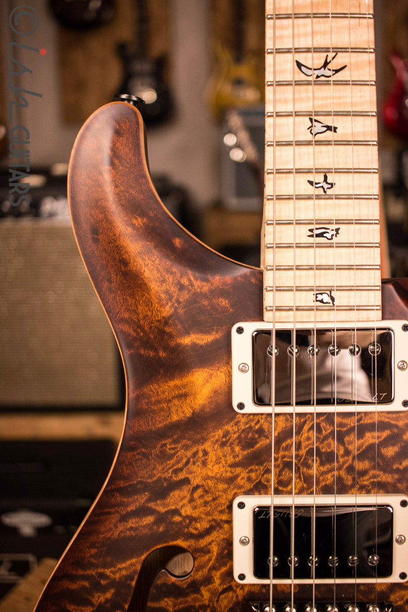 PRS Wood Library Black Goldburst Swamp Ash