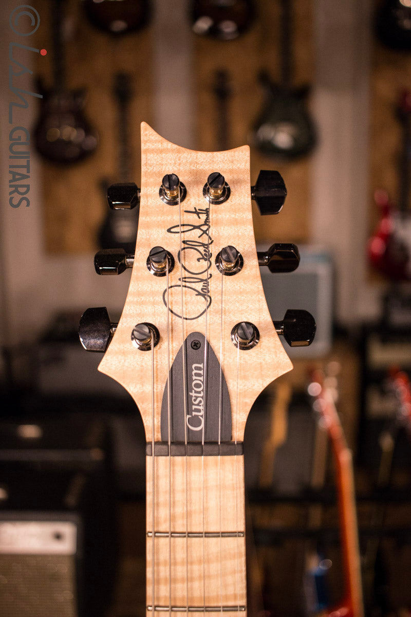 PRS Wood Library Black Goldburst Swamp Ash