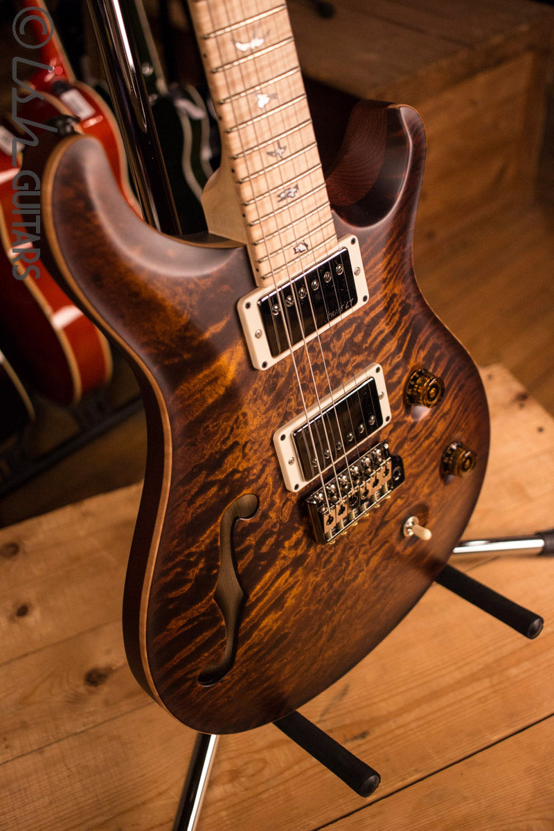 PRS Wood Library Black Goldburst Swamp Ash