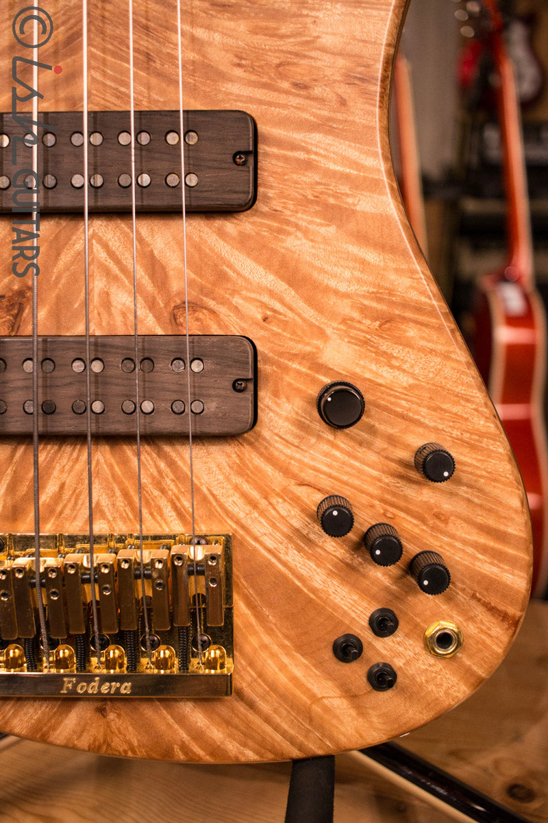 Fodera Emperor II Singlecut Custom Elite Neck Through 5 String Fretless Bass