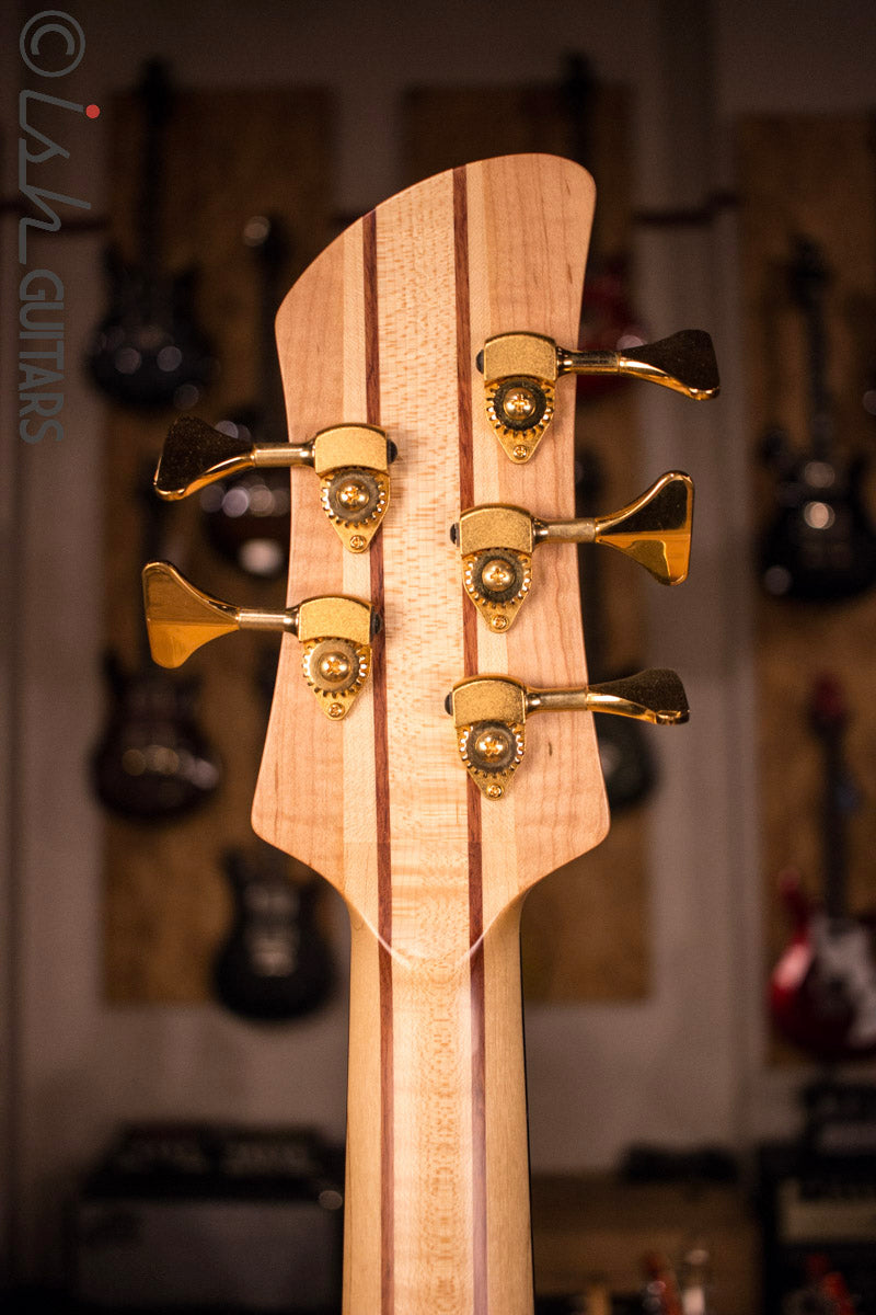 Fodera Emperor II Singlecut Custom Elite Neck Through 5 String Fretless Bass