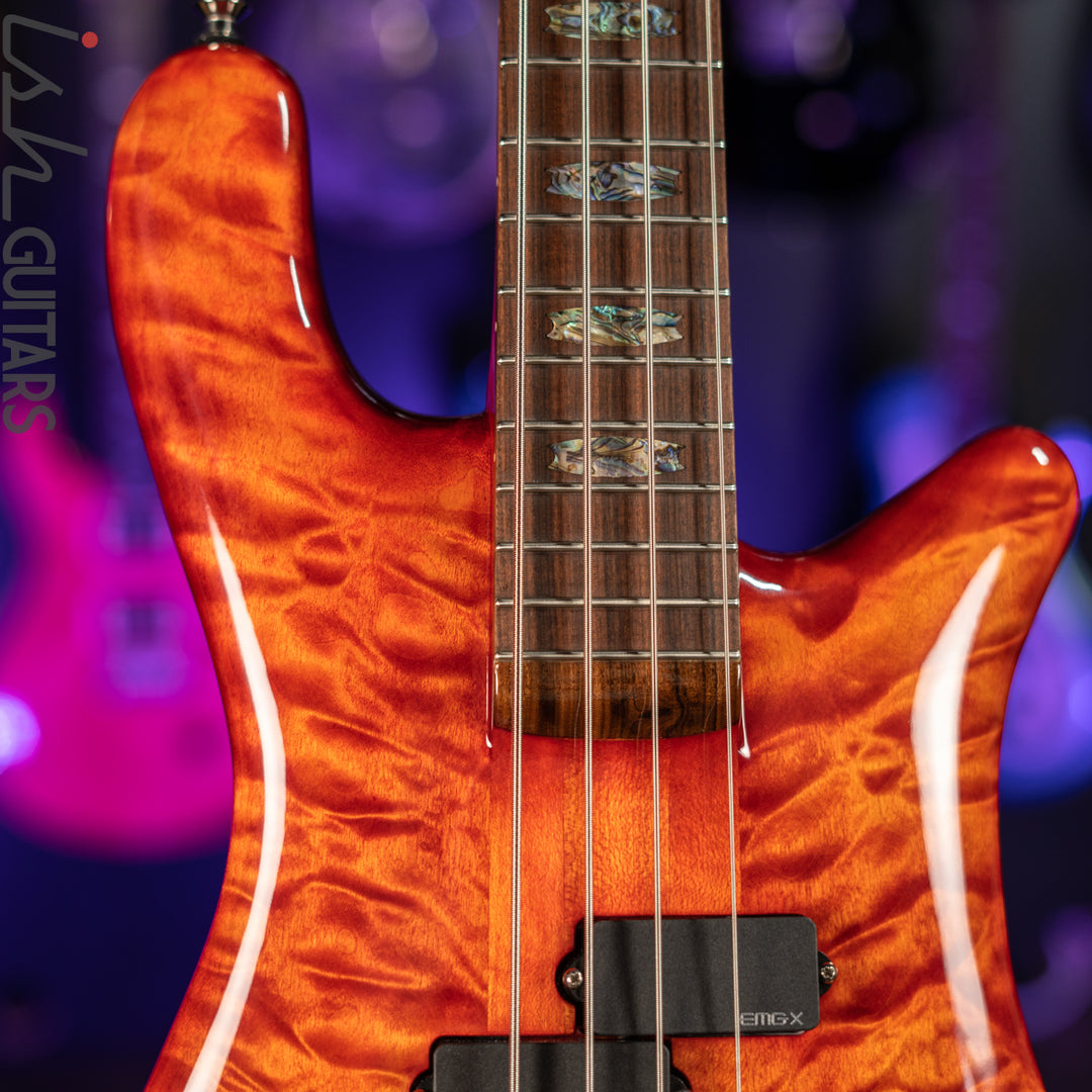 2017 Spector USA NS-2 Quilt Maple Inferno
