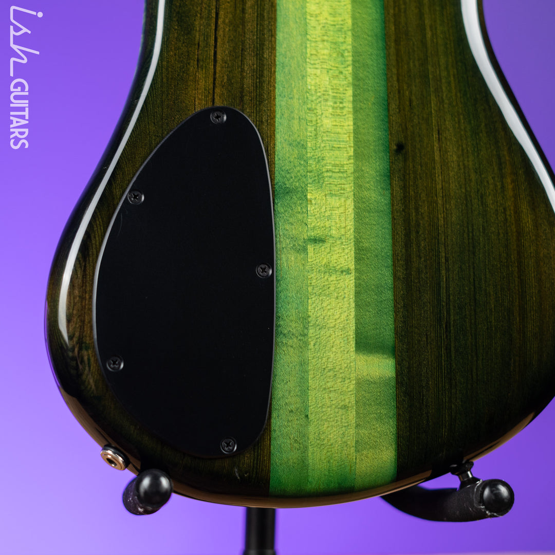 2017 Spector USA NS-4 Custom Algae Green Helium Redwood