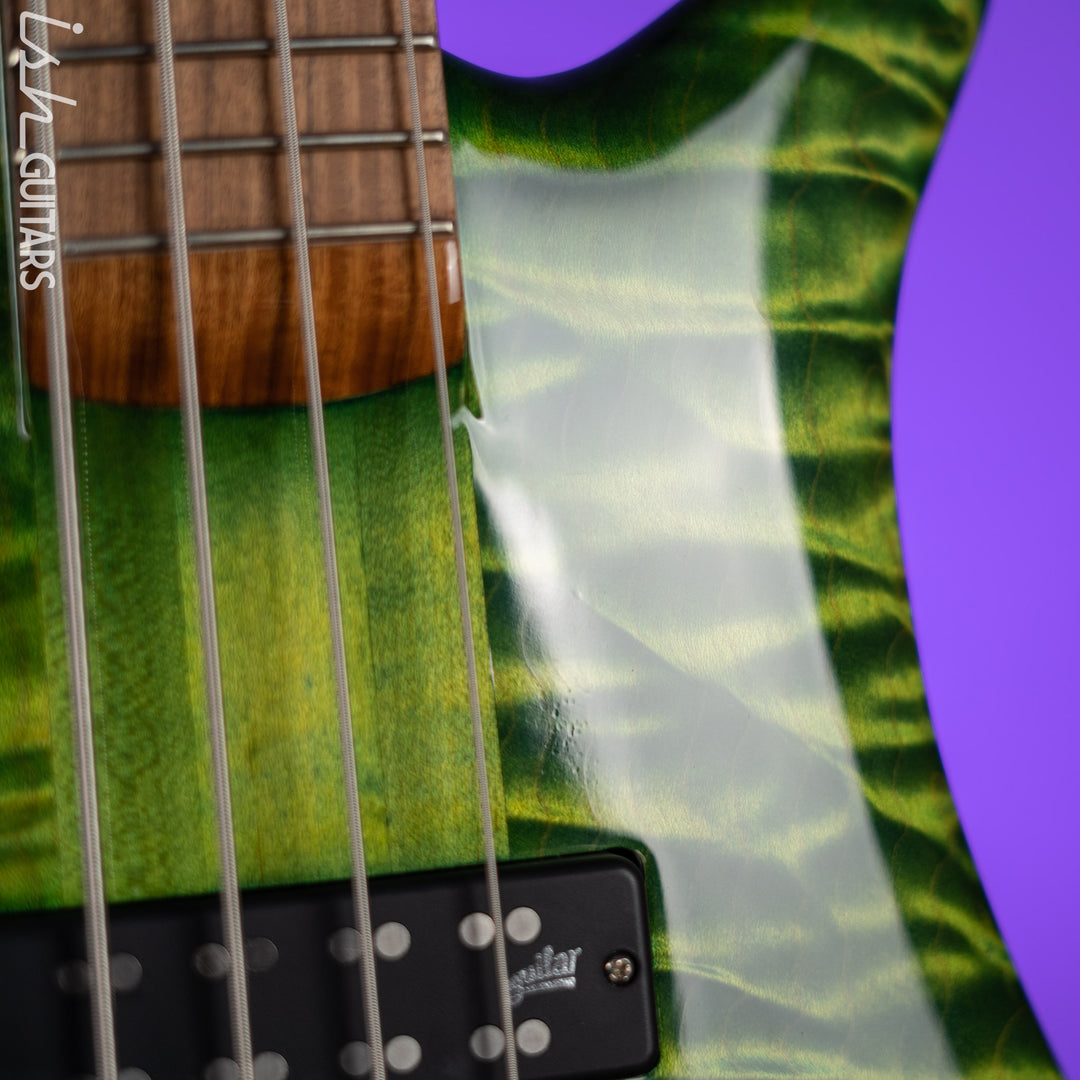 2017 Spector USA NS-4 Custom Algae Green Helium Redwood