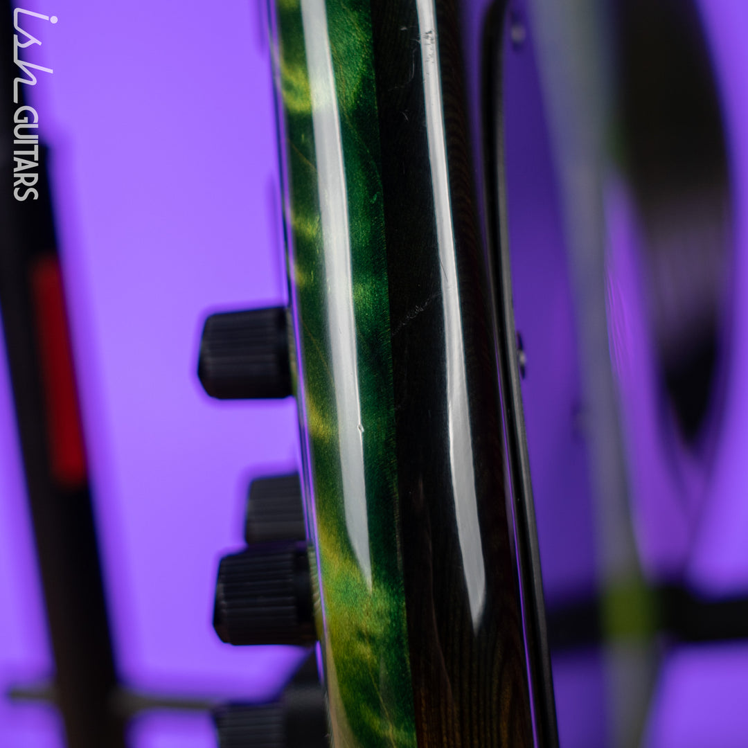 2017 Spector USA NS-4 Custom Algae Green Helium Redwood
