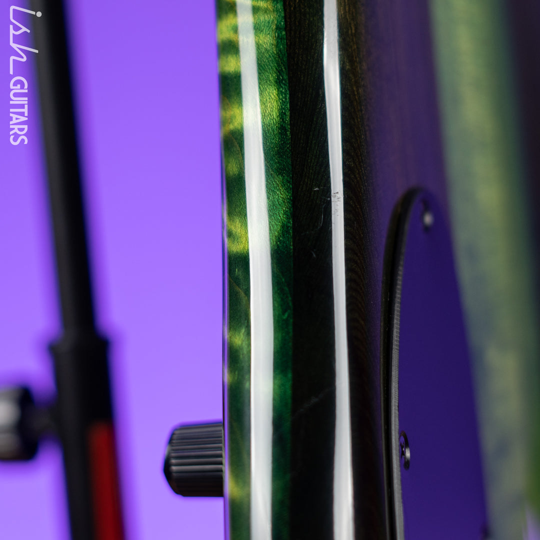2017 Spector USA NS-4 Custom Algae Green Helium Redwood