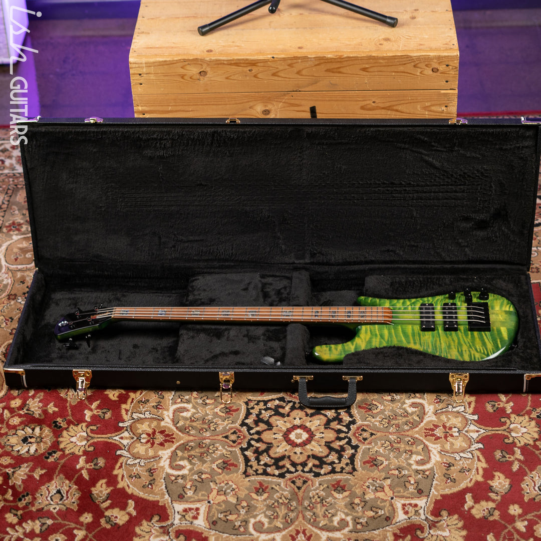 2017 Spector USA NS-4 Custom Algae Green Helium Redwood