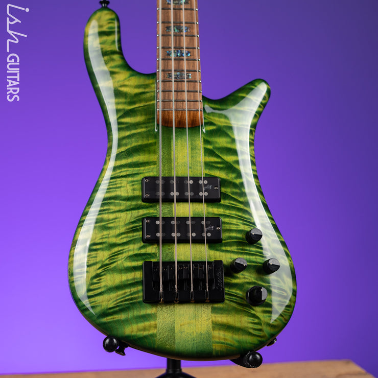 Spector Custom 2017 Spector USA NS-4 Custom Algae Green Helium Redwood – Ish Guitars