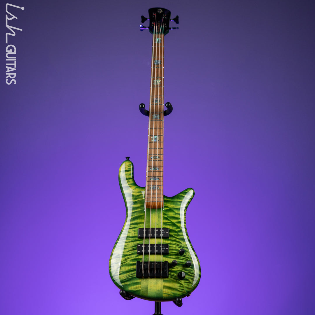 2017 Spector USA NS-4 Custom Algae Green Helium Redwood
