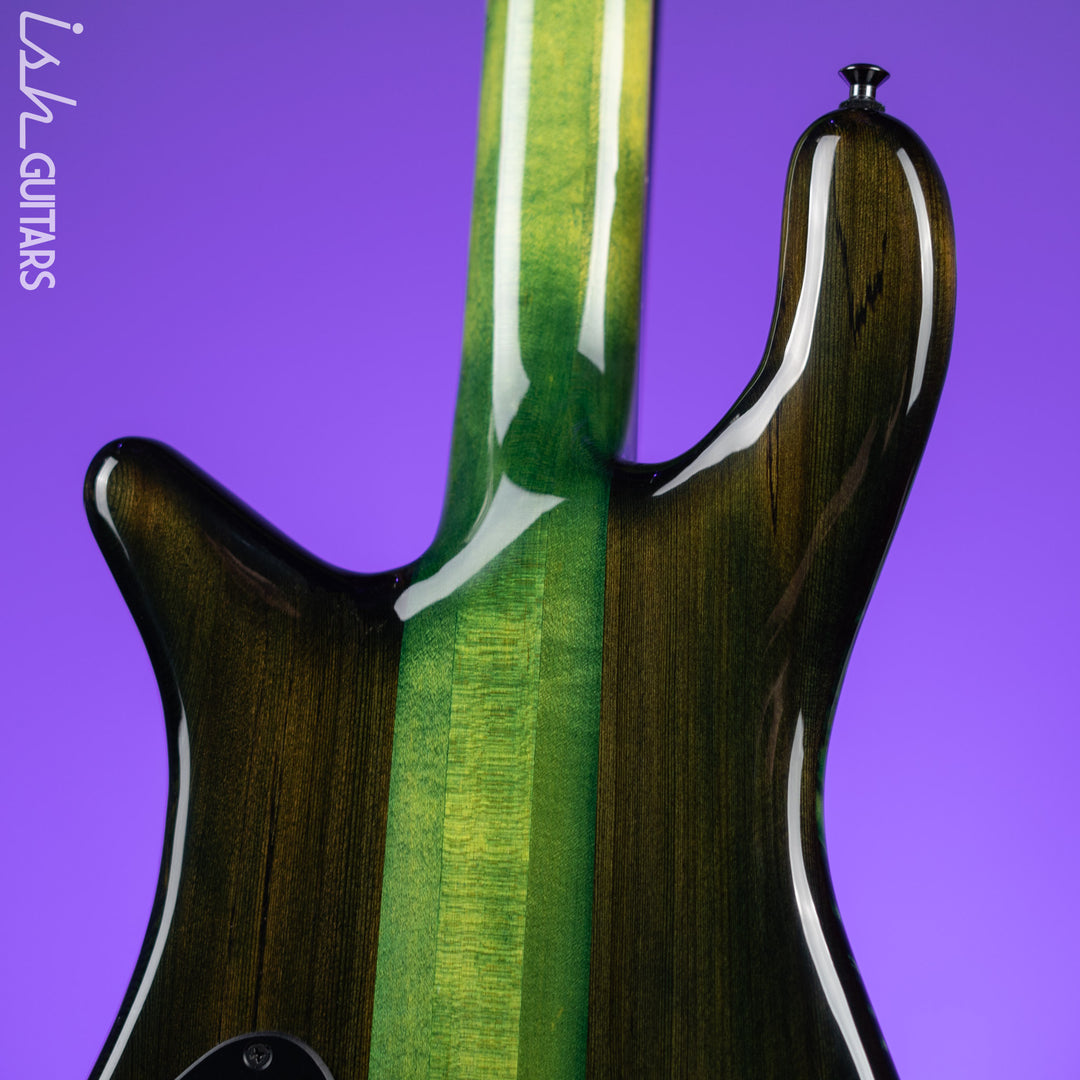 2017 Spector USA NS-4 Custom Algae Green Helium Redwood