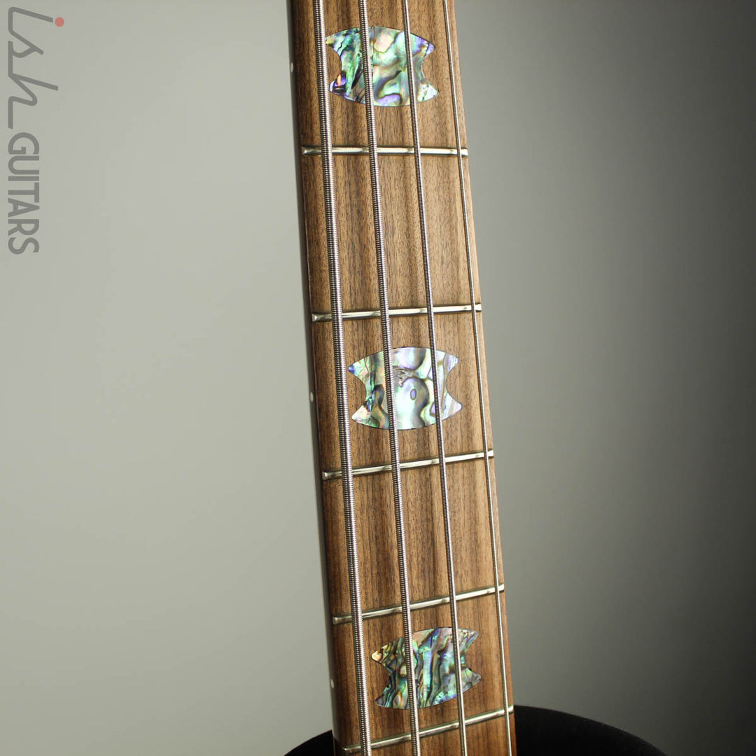 NAMM 2018 Spector NS-4 High Gloss 4 String Flamed Redwood HH