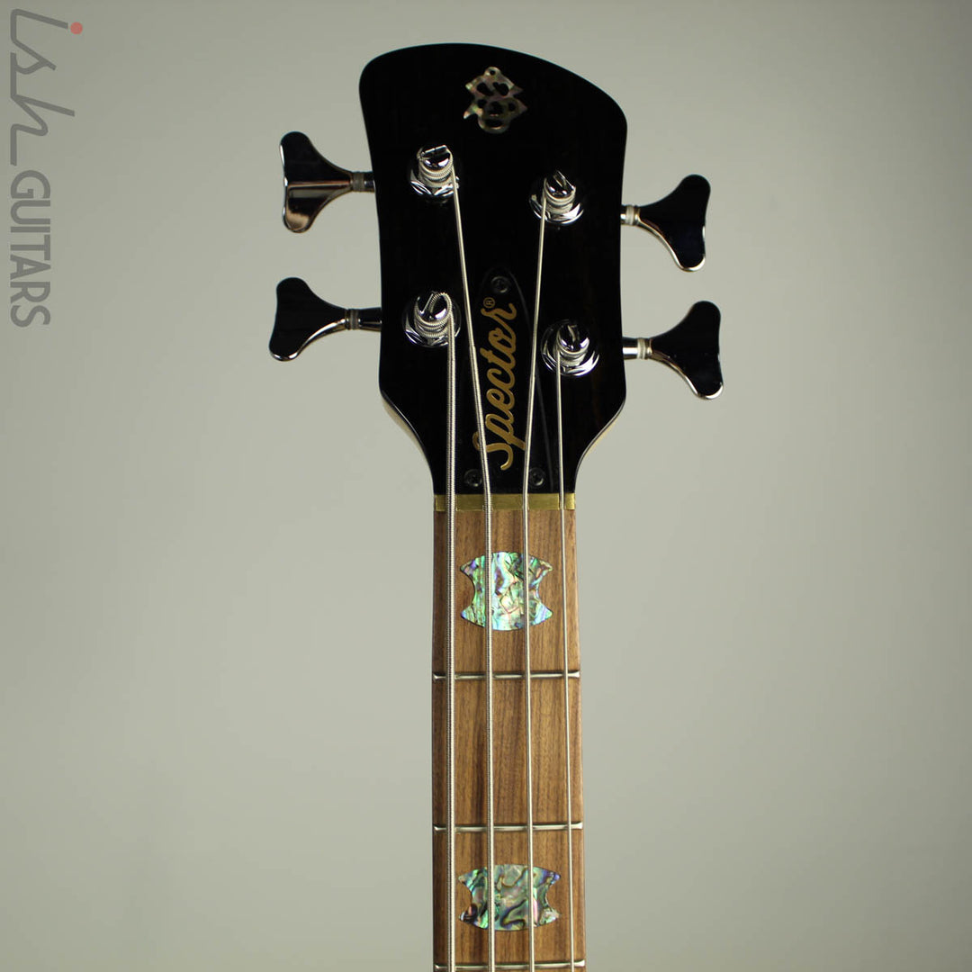 NAMM 2018 Spector NS-4 High Gloss 4 String Flamed Redwood HH