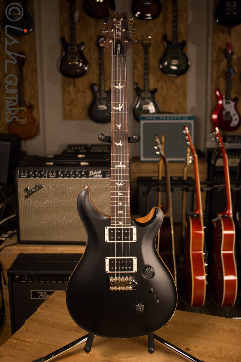 PRS Custom 24 Custom Color Matte Black Natural Back