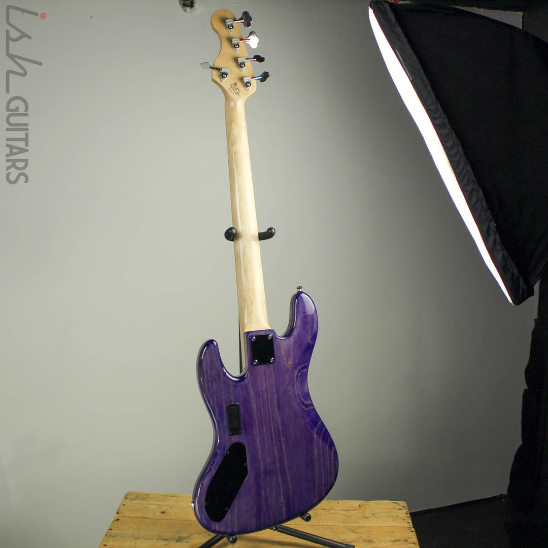 NAMM 2018 USA Spector Coda Deluxe 5 String XL Bass Guitar Ultra Violet