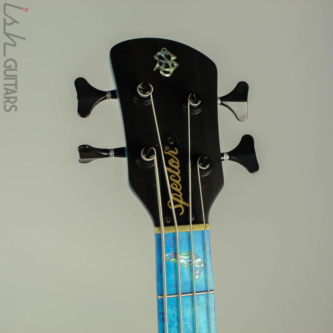2018 Spector NS-2 Ish Limited Buckeye Burl Coral Blue Bass