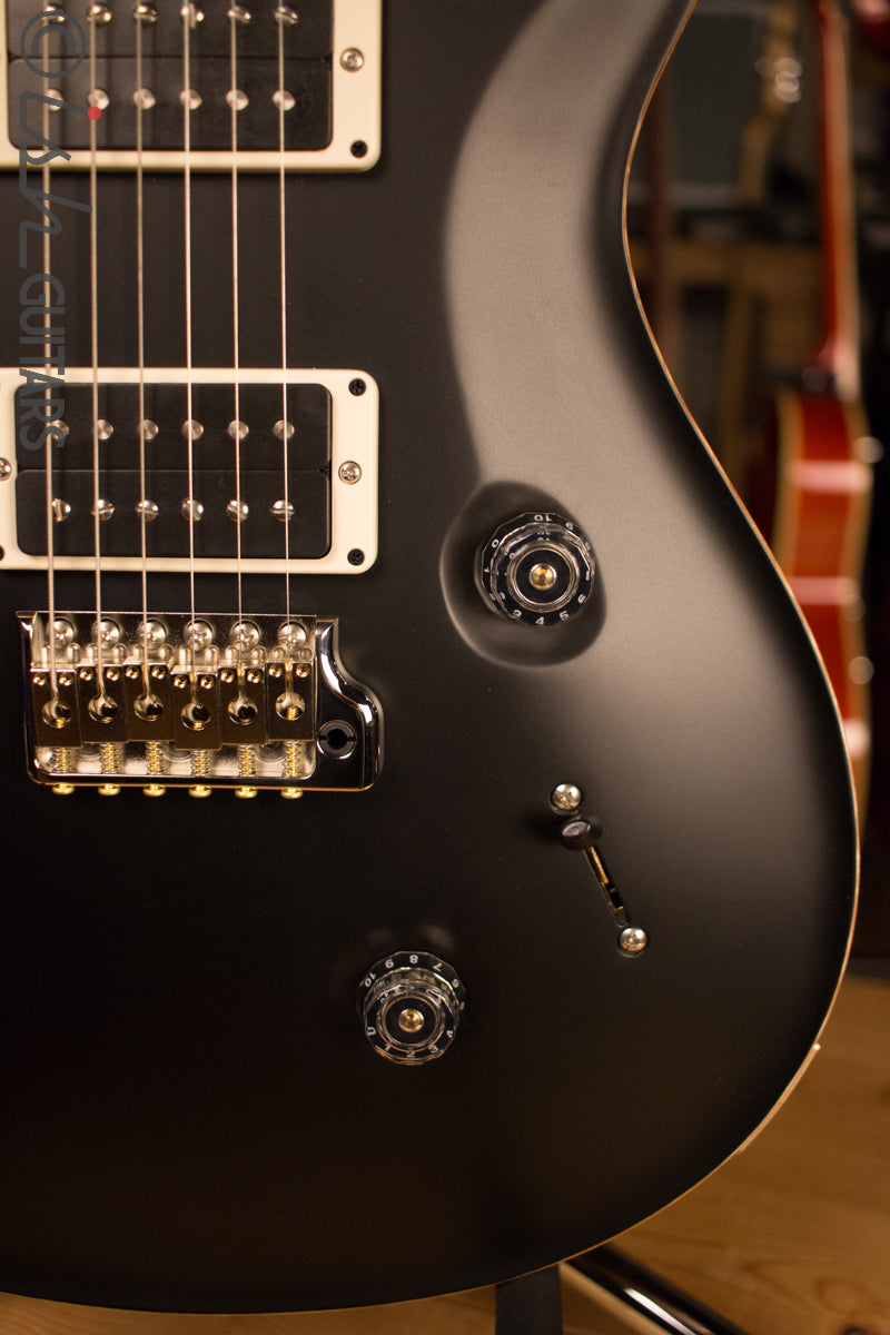 PRS Custom 24 Custom Color Matte Black Natural Back