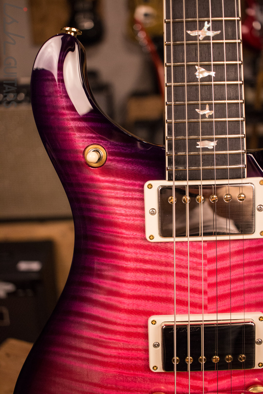PRS Paul Reed Smith McCarty 594 Custom Color Bonnie Pink Purple Burst 10 Top