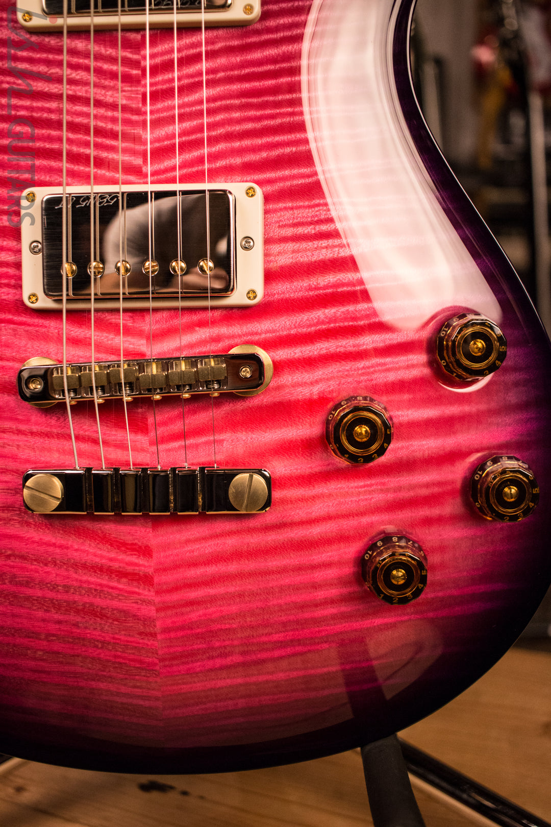 PRS Paul Reed Smith McCarty 594 Custom Color Bonnie Pink Purple Burst 10 Top