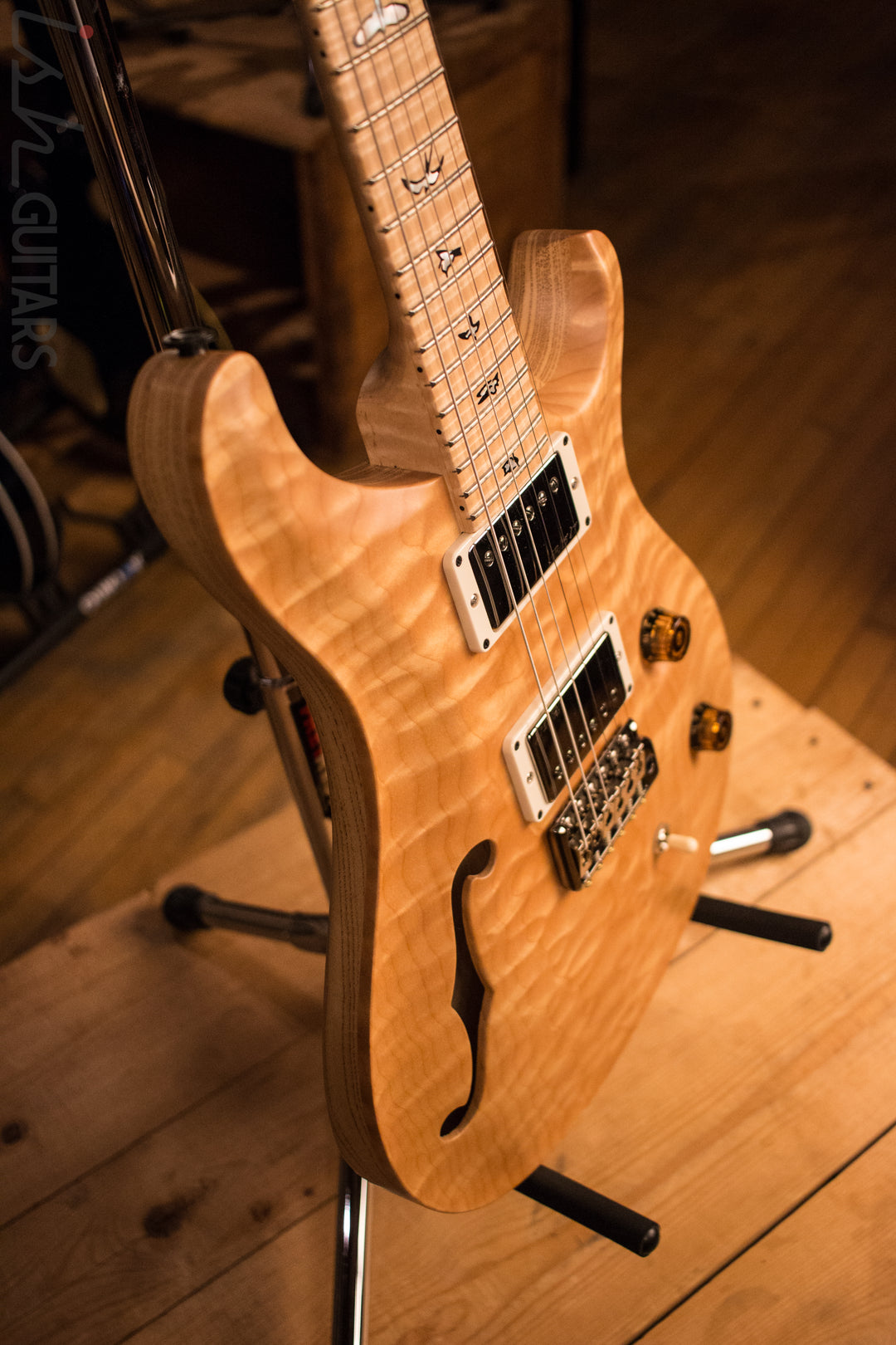 PRS Custom 24 Semi-Hollow Ish Guitars Exclusive Wood Library Quilt
