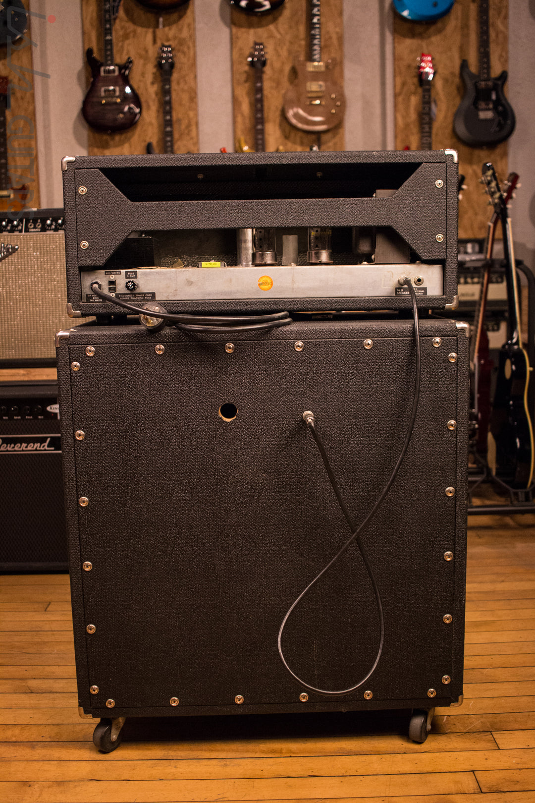 Sunn Sonic I-40 Guitar Bass Amp Head and Cabinet Stack JBL D140