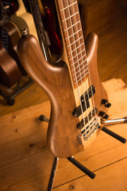 Spector Forte 4 Retro Walnut Body DiMarzio Pickups Bass Player Live Display