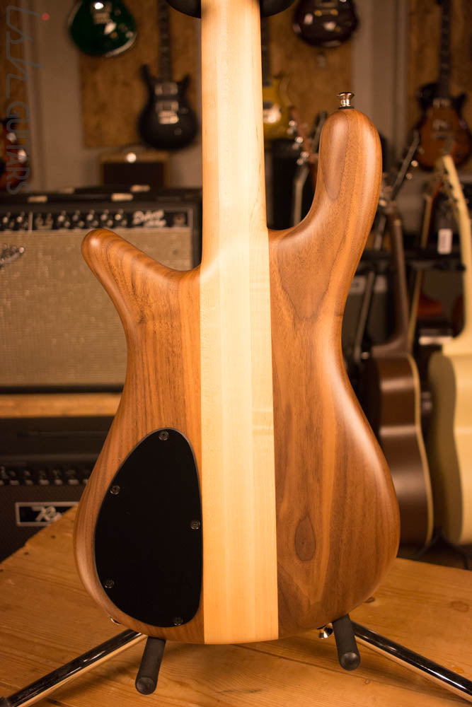 Spector Forte 4 Retro Walnut Body DiMarzio Pickups Bass Player Live Display