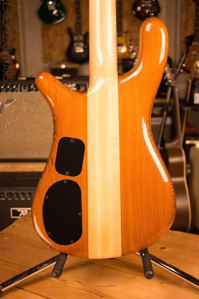 Spector NS-4 Bass Natural Spalted Maple Bass Player Live Display Aguilar