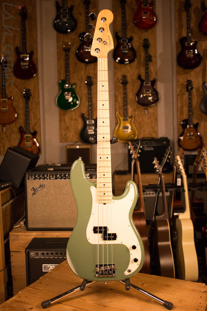 2017 Fender American Precision Bass Antique Olive
