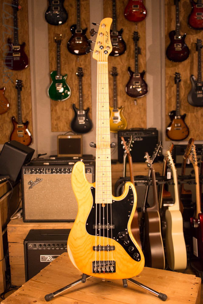 2013 Mike Lull V5 String Jazz Bass Ash Body Maple Neck Bartolini Preamp