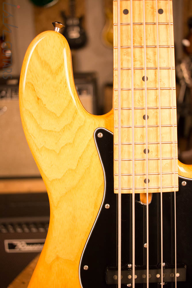 2013 Mike Lull V5 String Jazz Bass Ash Body Maple Neck Bartolini Preamp