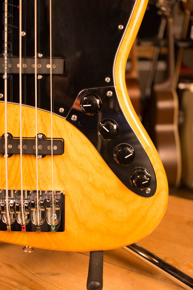2013 Mike Lull V5 String Jazz Bass Ash Body Maple Neck Bartolini Preamp