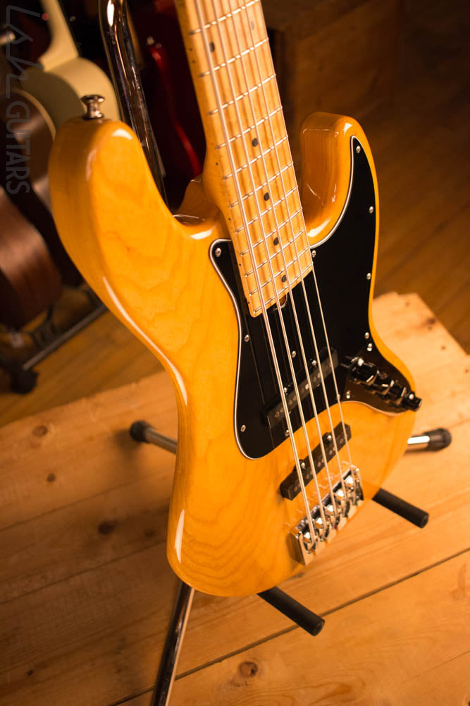 2013 Mike Lull V5 String Jazz Bass Ash Body Maple Neck Bartolini Preamp