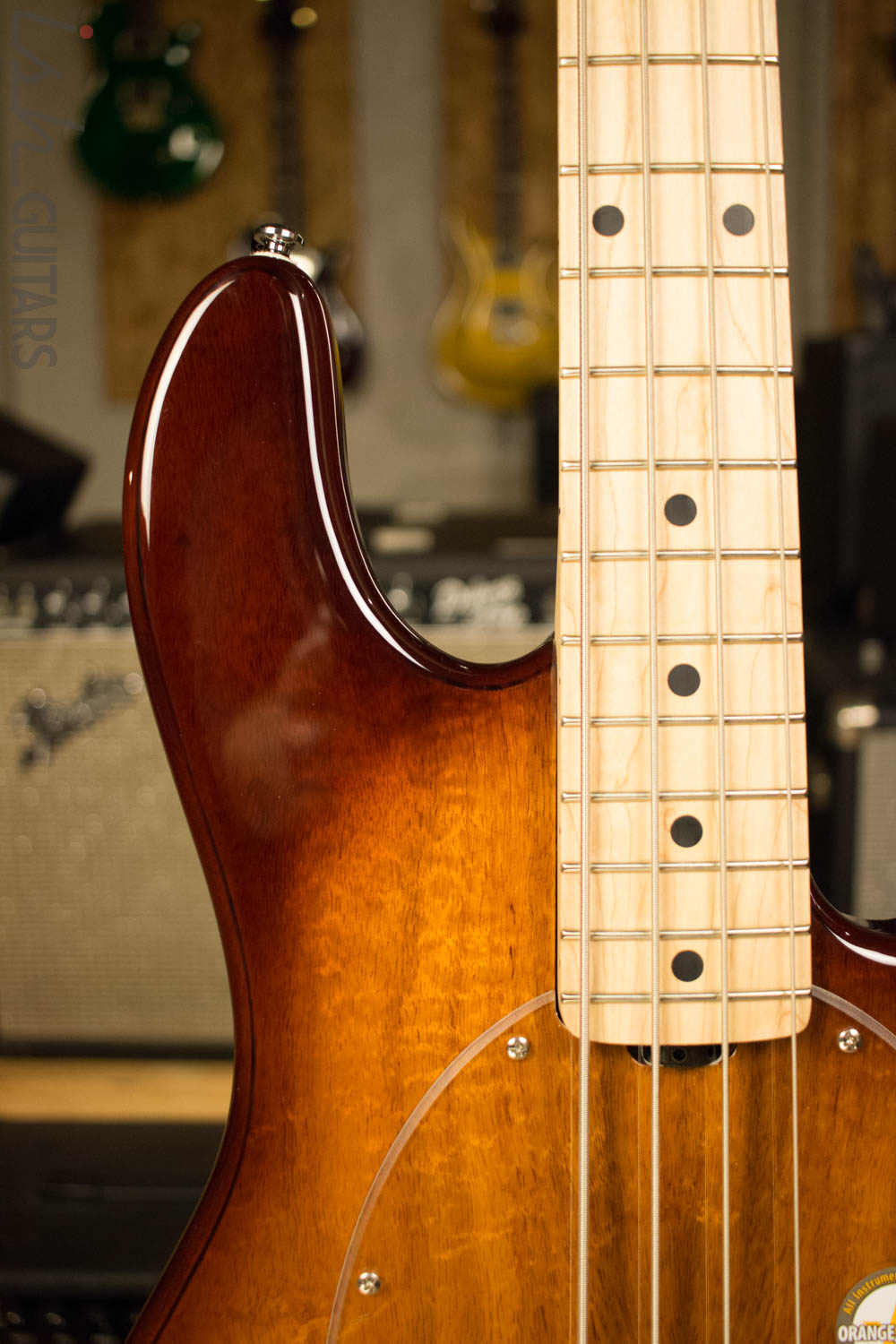 Sterling by Music Man Ray34 Bass Custom Prototype Quilted Mahogany