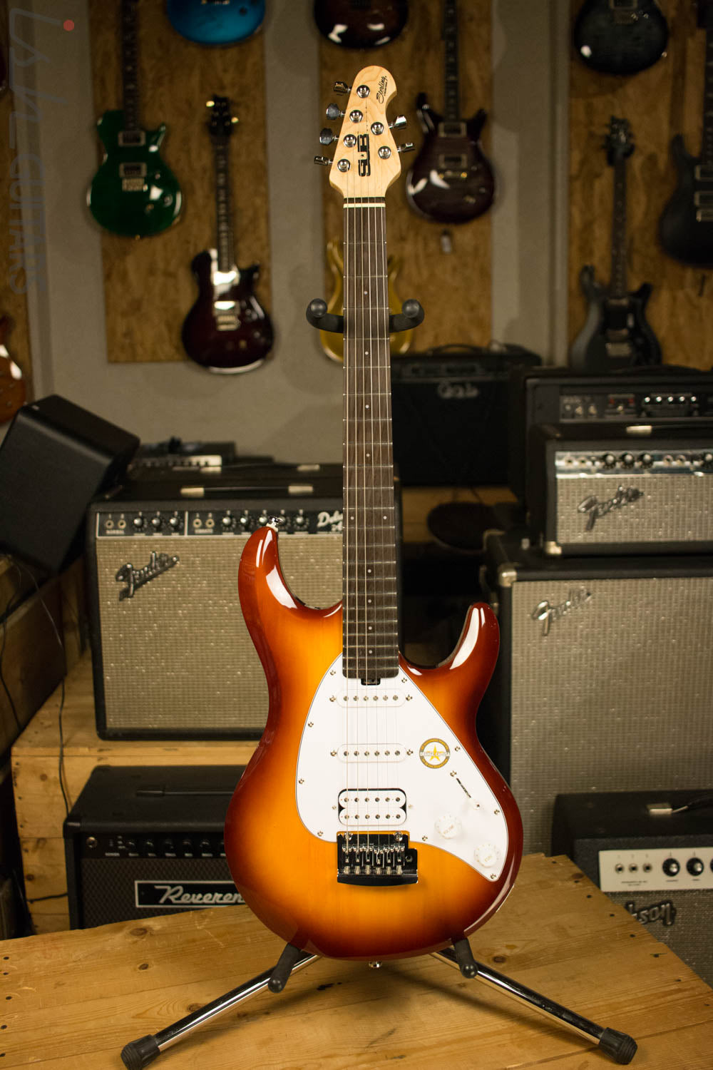 Sterling by Music Man Silo3 Silhouette Electric Guitar Tobacco Sunburst