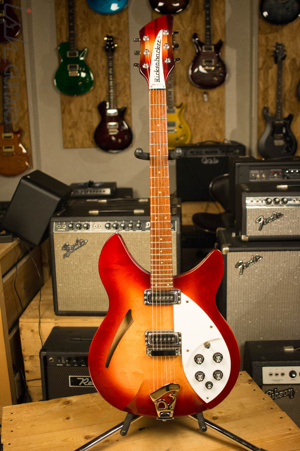 1992 Rickenbacker 330 FireGlo Electric Guitar