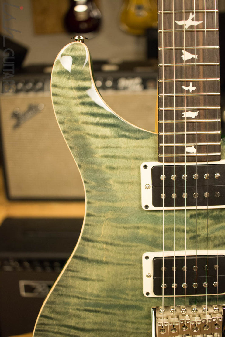 Paul Reed Smith PRS CE24 Custom Color Trampas Green with Metallic Green Back