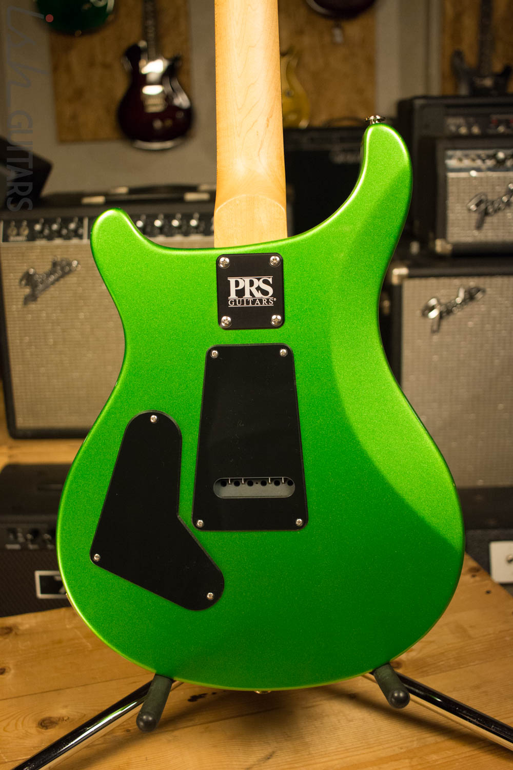 Paul Reed Smith PRS CE24 Custom Color Trampas Green with Metallic Green Back