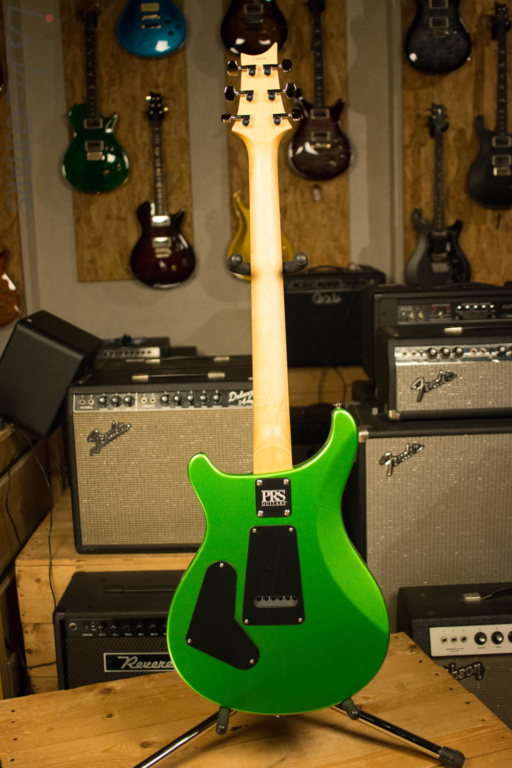 Paul Reed Smith PRS CE24 Custom Color Trampas Green with Metallic Green Back