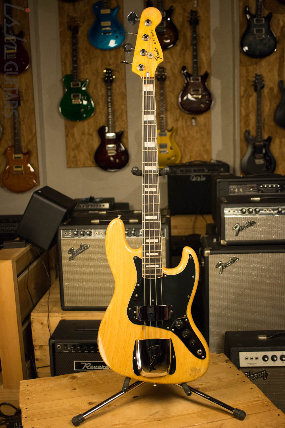 1976 Fender Jazz Bass Ash Natural Original