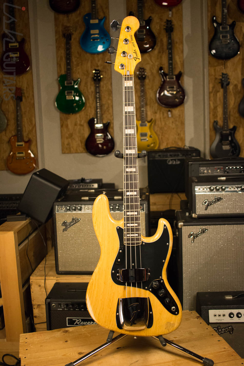 1976 Fender Jazz Bass Ash Natural Original