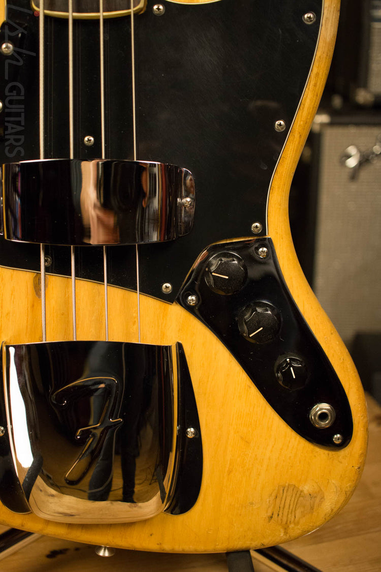 1976 Fender Jazz Bass Ash Natural Original – Ish Guitars
