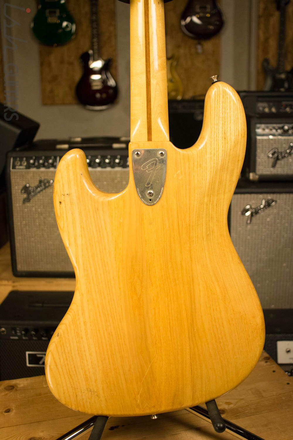 1976 Fender Jazz Bass Ash Natural Original