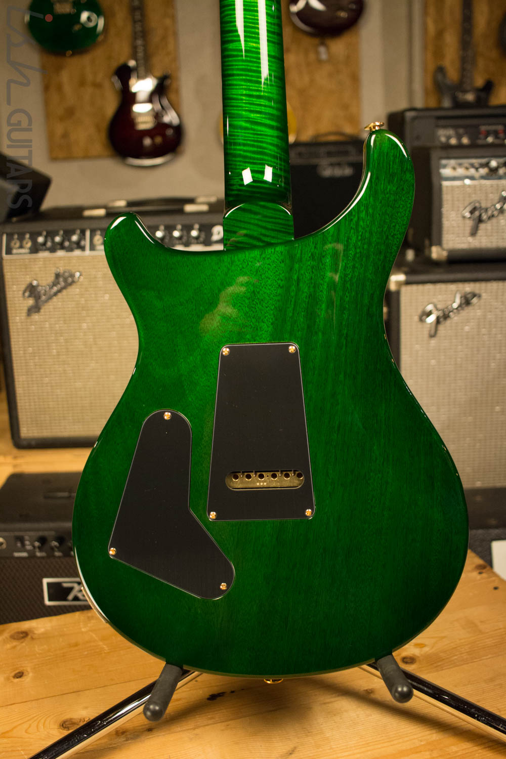 2017 Paul Reed Smith PRS Custom 24 Flamed Maple Neck! 10 Top Eriza Verde