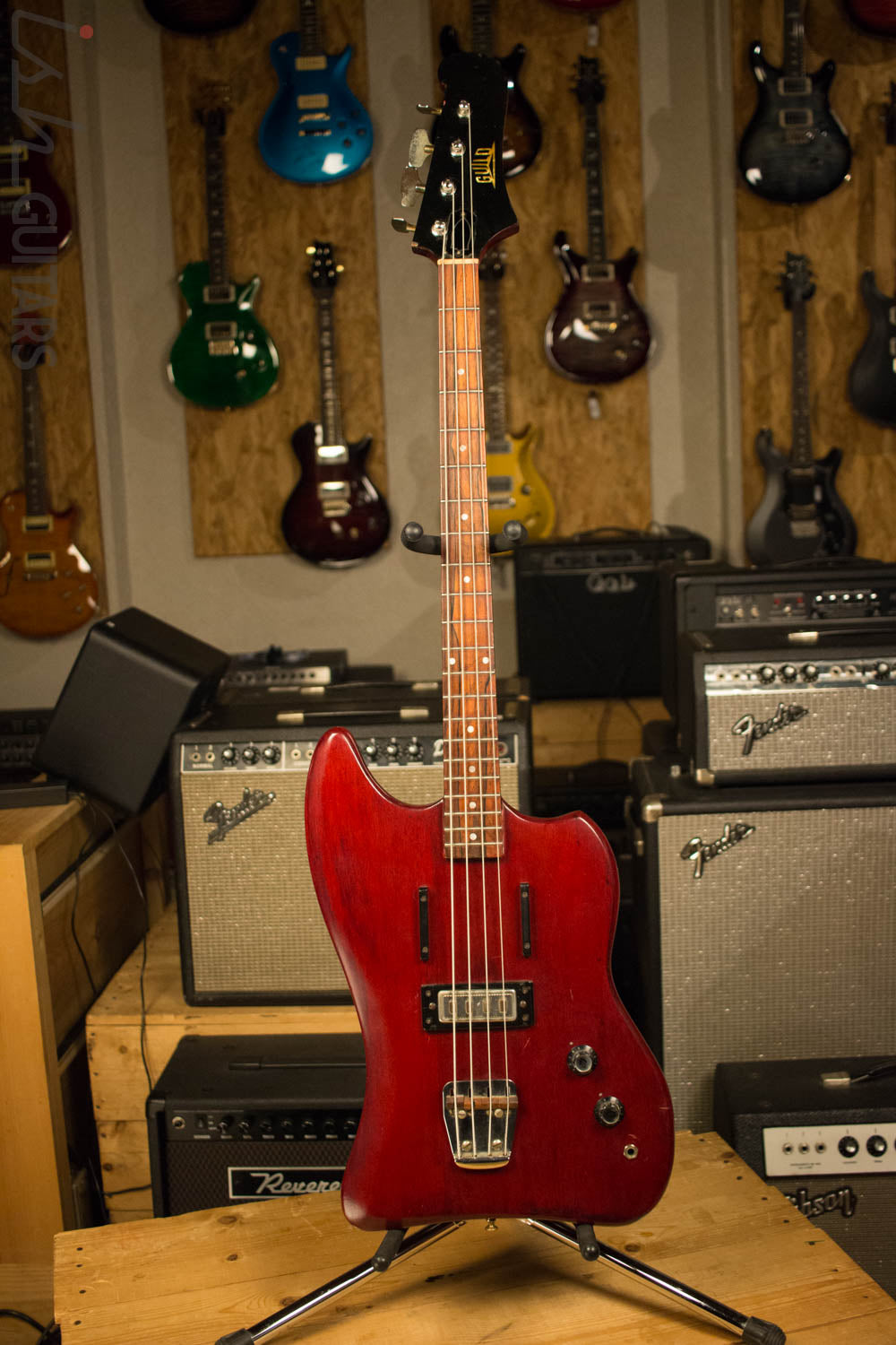 1966 Guild Jet Star Bass Cherry