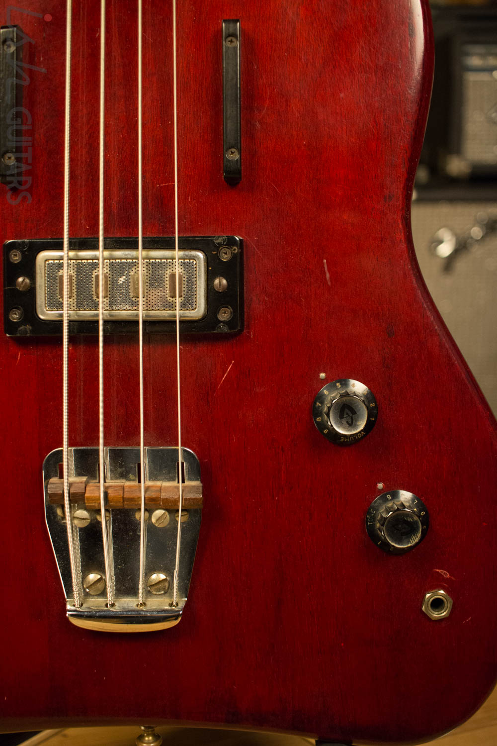 1966 Guild Jet Star Bass Cherry